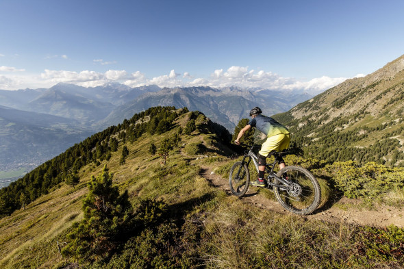 On the trail with MTB in Pila